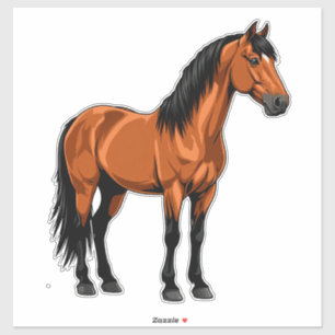 🐎 Majestueus Equine paard voor dierenvrienden 🐎 Sticker