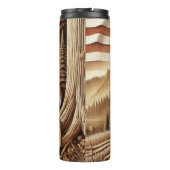 Majestueus hert in het serene bos thermosbeker (Achterkant)