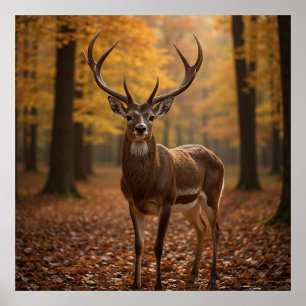 Majestueus hert poster