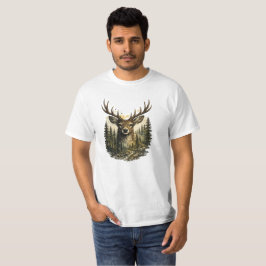 Majestueus hertenbos avontuur natuur t-shirt