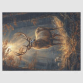 Majestueus hertenverblijf in het bos Decoupage Tissuepapier (Voorkant)