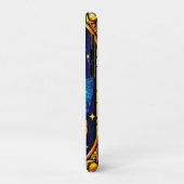 Majestueus hondenportret in Glas in lood stijl Case-Mate iPhone Case (Achterkant/links)