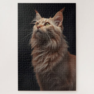 Majestueus Katachtig Portret Puzzel