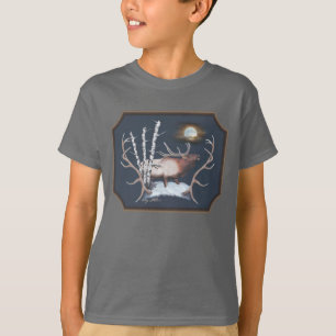 Majestueus mannelijk eland t-shirt