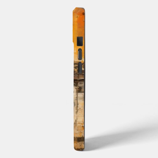 Majestueus Paard in Abstracte zonsondergang Case-Mate iPhone Case (Achterkant / Links)