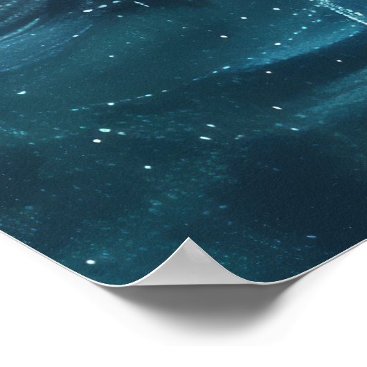 Majestueus piratenschip op het High Zeeen Art Post Poster (Hoek)