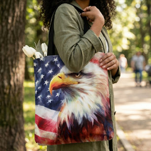 Majestueus Portret van een Amerikaanse Zeearend me Draagtas