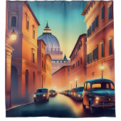 Majestueus Rome: Vaticaans douchegordijn ontwerp (Voorkant)