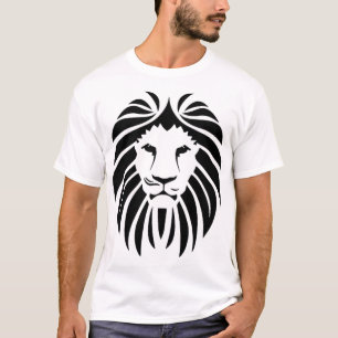 Majestueus stam leeuwenkop heren T-shirt