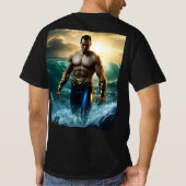 Majestueus superheldenontwerp t-shirt (Achterkant)