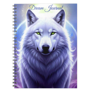 Majestueus Wolf Droomjournaal Notitieboek