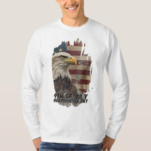 Majestueuze Adelaar & Vlag – Geest van Vrijheid T-shirt