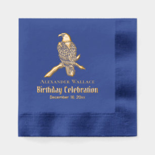 Majestueuze Amerikaanse Zeearend Op Tak Verjaardag Folie Servetten