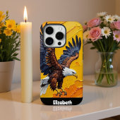 Majestueuze Bald Eagle in de vlucht Case-Mate iPhone Case