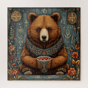 🐻 Majestueuze Beer Met Mystieke Hanger Voor Puzze Legpuzzel