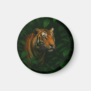 Majestueuze Bengaalse Tijger Jungle Portret Wilde Magneet