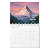 Majestueuze bergen over de hele wereld kalender (Mar 2026)