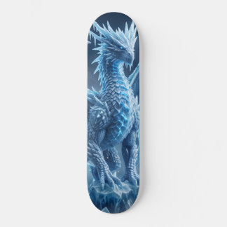 Majestueuze Blauwe IJsdraak Skateboard