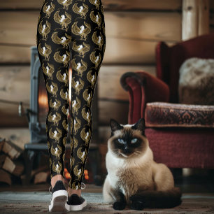 Majestueuze Bruine Fantasie Griffioen Mythische Gr Leggings