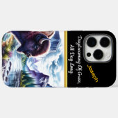 Majestueuze Buffalo bij een rustige rivier Case-Mate iPhone Case (Achterkant (horizontaal))