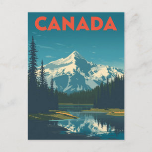 Majestueuze Canadese wildernis Briefkaart