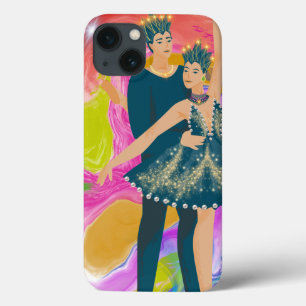 Majestueuze dans van kleuren iPhone 13 hoesje