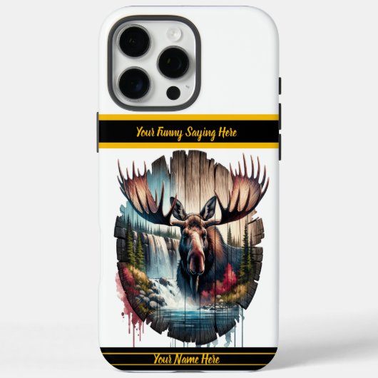 Majestueuze elanden die in de buurt van een waterv Case-Mate iPhone case (Achterkant)