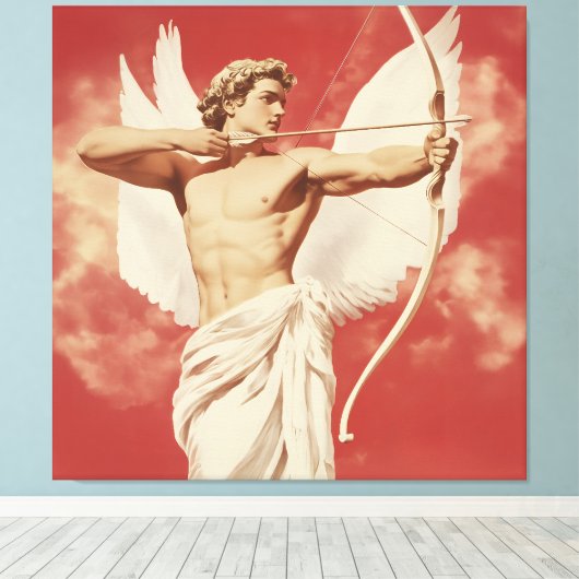 Majestueuze engelboogschutter - een symbool van li canvas afdruk (Insitu (Houten vloer))