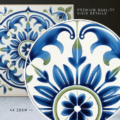 Majestueuze Floral Italië Medaillon Siciliaans Tegeltje