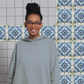 Majestueuze Floral Italië Medaillon Siciliaans Tegeltje