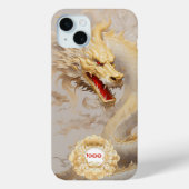 Majestueuze Golden Dragon en Ivoor Case-Mate iPhone Case (Achterkant)