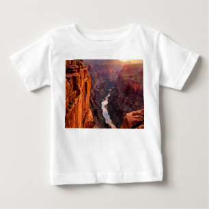 Majestueuze Grand Canyon Schilderkunst Baby T-Shir