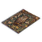 Majestueuze Great Horned Owl Forest Notitieboek (Linkerzijde)