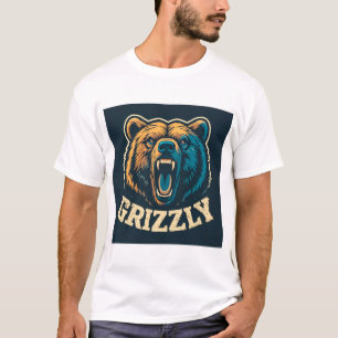 Majestueuze Grizzlybeer Kop T-shirt