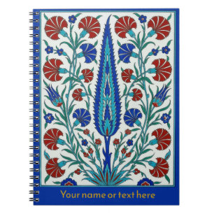 Majestueuze Iznik Cipres & Anjer Botanisch Notitieboek