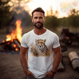 Majestueuze jachtluipaard t-shirt