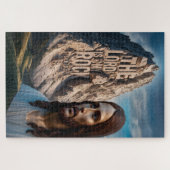 Majestueuze Jezus: Bewaker van de Berg Legpuzzel (Horizontaal)