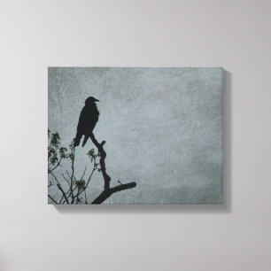 Majestueuze Kraai Canvas Afdruk