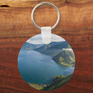 Majestueuze Lake Toba Noord-Sumatra Bali Sleutelha Sleutelhanger