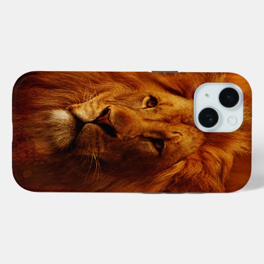 majestueuze leeuw | Fierce Phone Case Design (Achterkant (horizontaal))