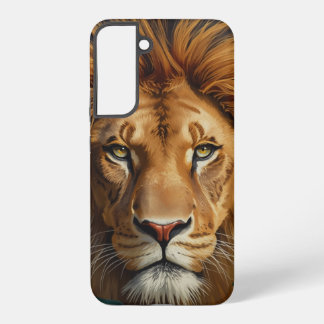 Majestueuze Leeuw Hoesje Krachtige Wilde Dieren Ku Samsung Galaxy Hoesje