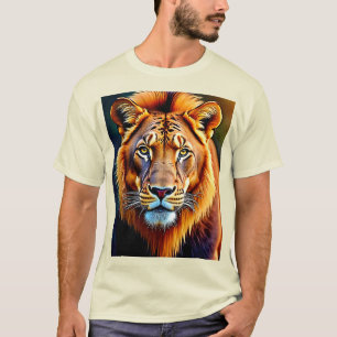 Majestueuze Leeuw: Ziel van de Wilde Koning Kunst T-shirt