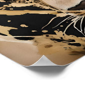 Majestueuze Leopard Wall Art - Wild Elegance Poster (Hoek)