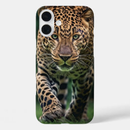 Majestueuze Luipaard Jungle Natuurposter iPhone 16 Plus Hoesje