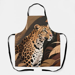 Majestueuze Luipaard Jungle Wildlife Schort
