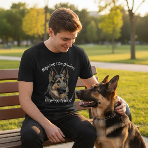 Majestueuze metgezel, onverschrokken vriend t-shir t-shirt
