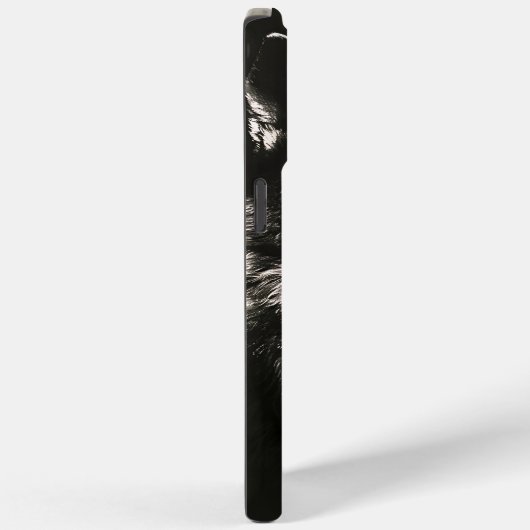 Majestueuze Monochrome Wilde Wolf Case-Mate iPhone Case (Achterkant / Rechts)