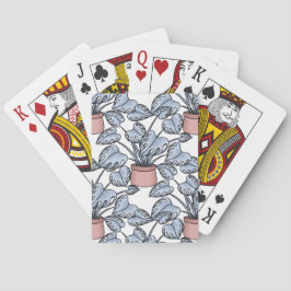 Majestueuze monstera pokerkaarten