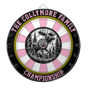 Majestueuze Moose met Target Art Dartbord