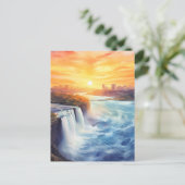 Majestueuze Niagara Herfsten #13 Briefkaart (Staand voorkant)